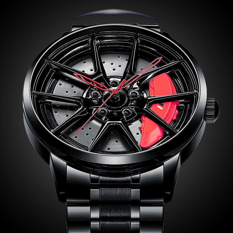 🏎️ Racing-Inspired Luxury Watch | Sport Rim Hub Design